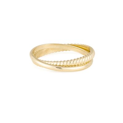 18K Goldplattiert Handgefertigt Set Flat Band 925 Sterling Silber Ringe für Frauen