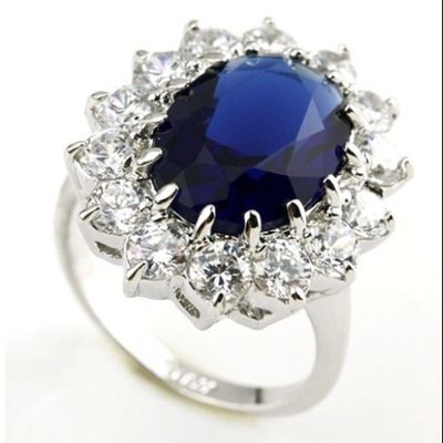 Prinzessin Saphir Design Ringe für Frauen Liebe Geschenk Schwarzer Stein Anpassungsfähigkeit