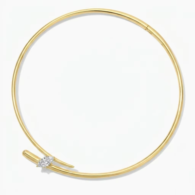 YUNCHENG Neue Ankunft 18K vergoldete Choker für Frauen Mode Schmuck