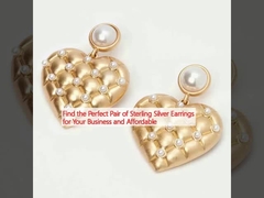 Finden Sie das perfekte Paar Sterling Silber Ohrringe für Ihr Geschäft und erschwinglich