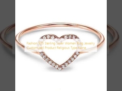 Mode 925 Sterling Silber Frauen Ring Schmuck kundenspezifisches Produkt Religiöser Typ Kein